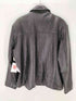アイゾッド IZOD 裏地キルト 肩パッド ジップアップ レザー ジャケット メンズ import:L